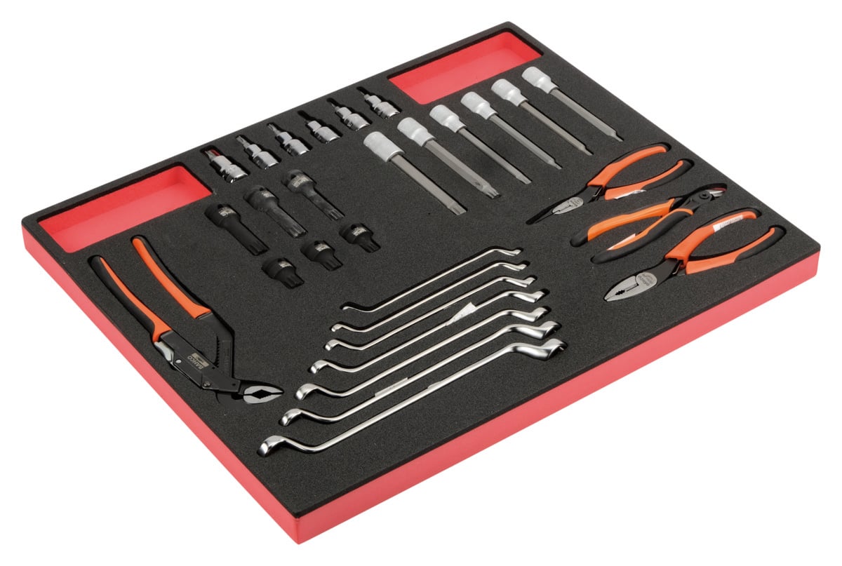 Bahco Foaminlay Fit&Go 3 3 met sleutels | tangen schroevendraaierdopsleutels 29-delig FF1A5029
