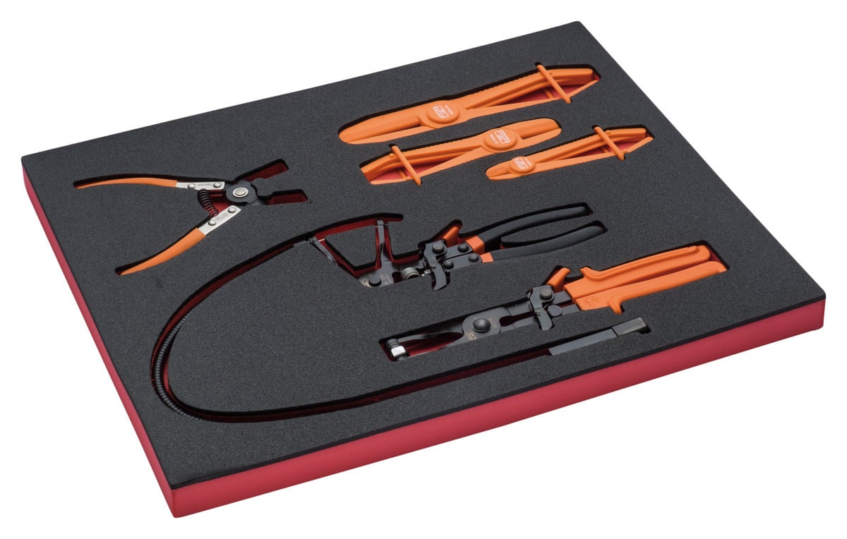 Bahco Foaminlay Fit&Go 3 3 met slangklemmen 6-delig FF1A5036