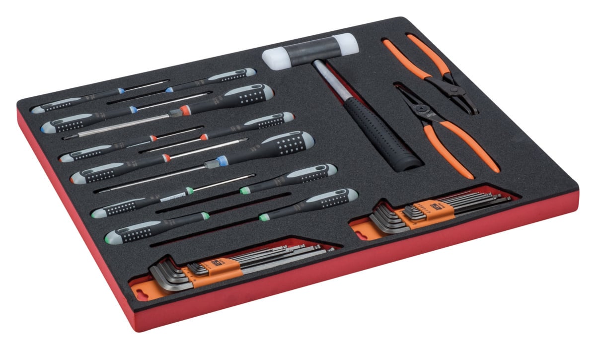 Bahco Foaminlay Fit&Go 3 3 met schroevendraaiers en inbussleutels 38-delig FF1A53