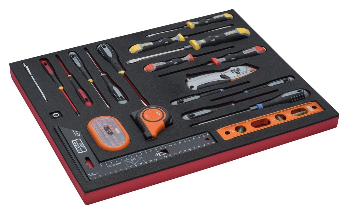 Bahco Foaminlay Fit&Go 3 3 met schroevendraaiers | meetgereedschap en bits 50-delig FF1A66