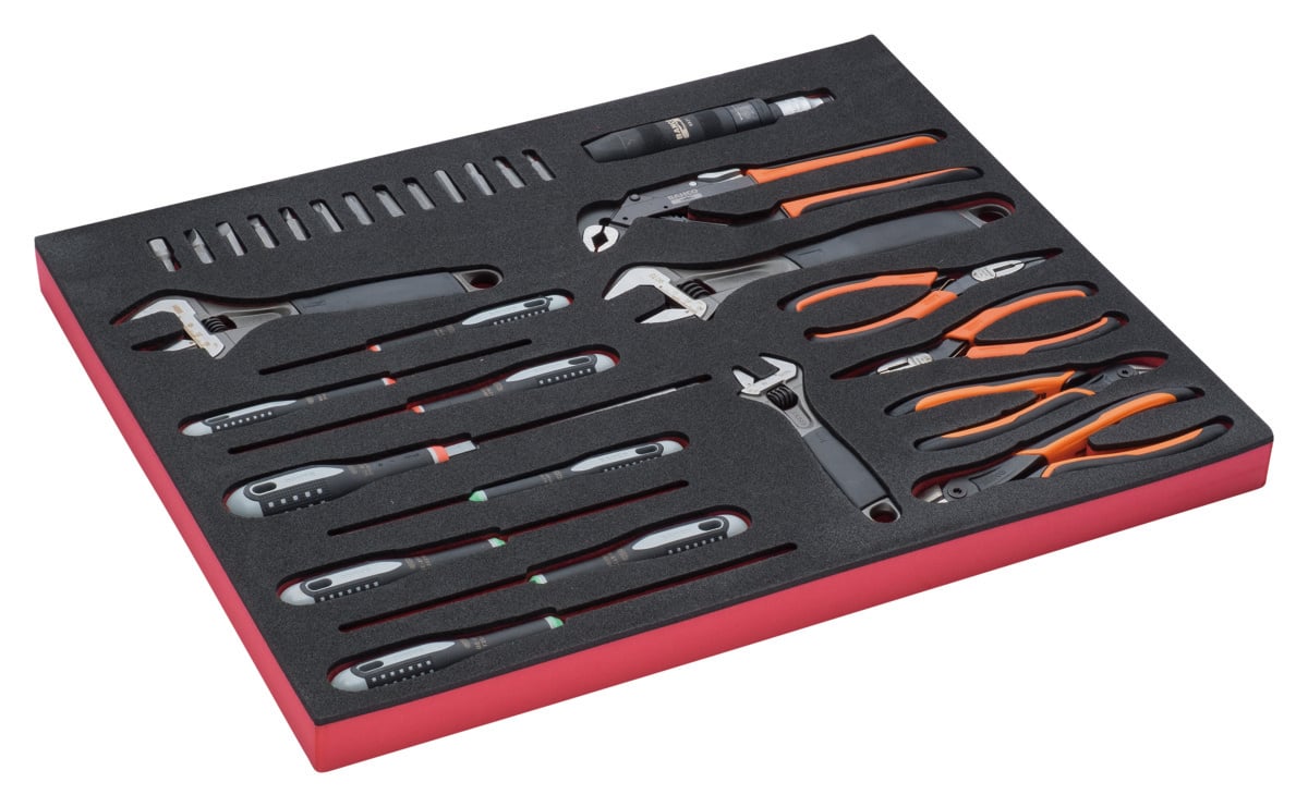 Bahco Foaminlay Fit&Go 3 3 met schroevendraaiers | sleutels en tangen 28-delig FF1A67