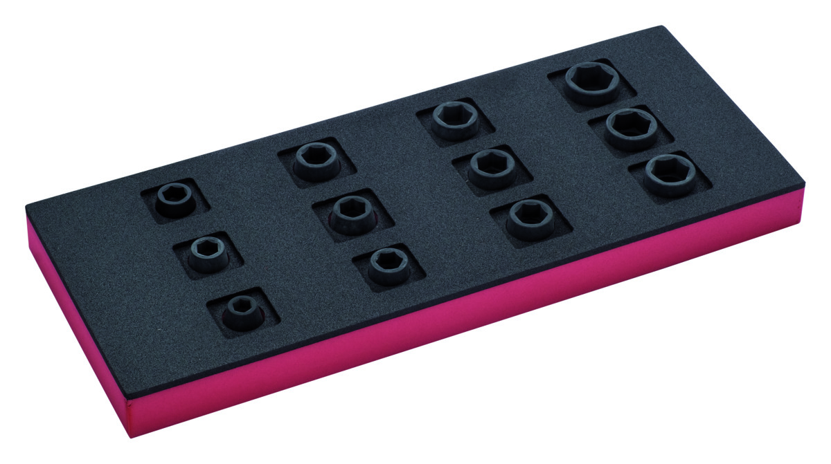Bahco Foaminlay Fit&Go 1 3 met slagdoppen 1 2" 12-delig FF1E2212