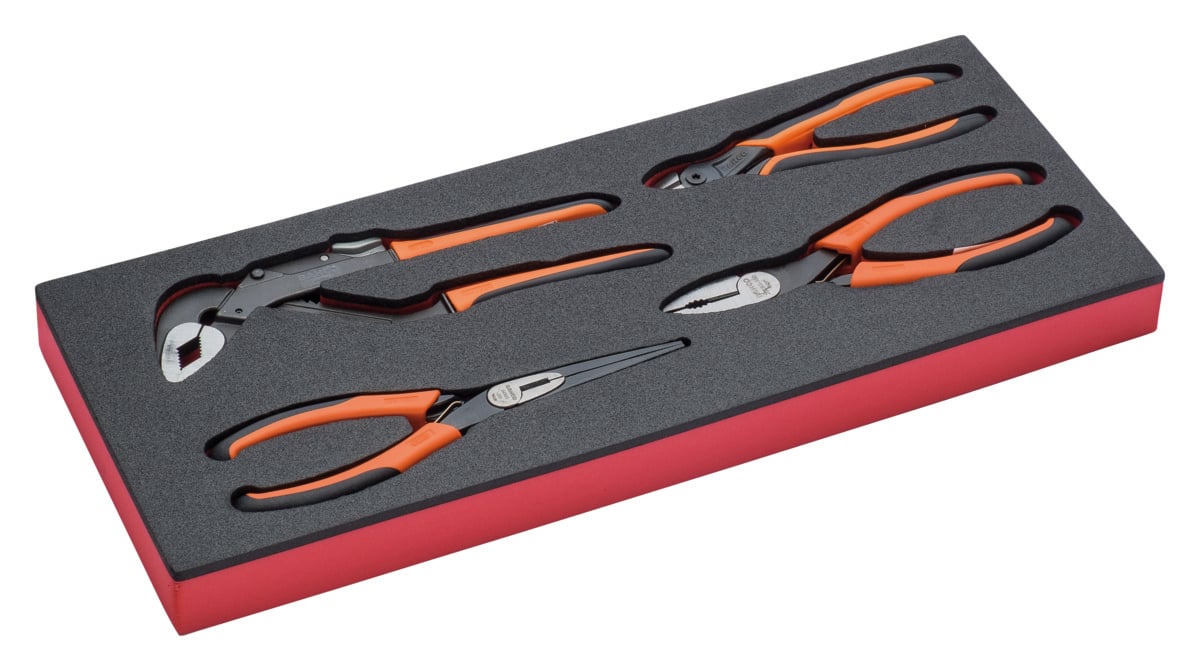 Bahco Foaminlay Fit&Go 1 3 met tangen 4-delig FF1E4001