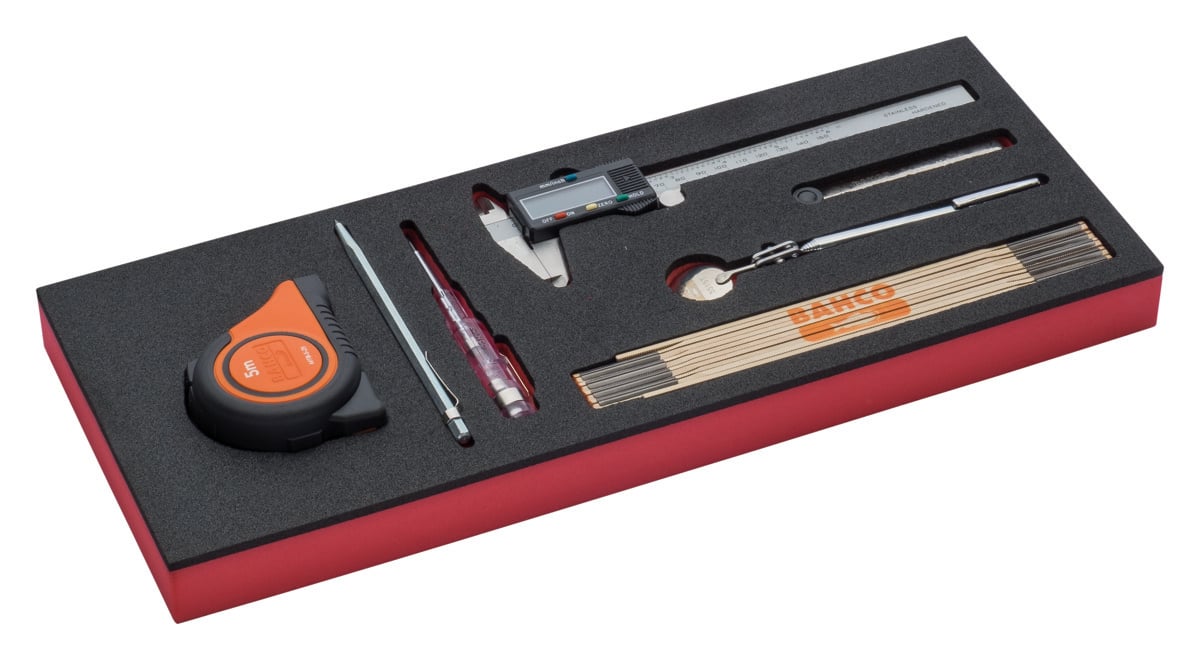 Bahco Foaminlay Fit&Go 1 3 met meetgereedschap 7-delig FF1E5001