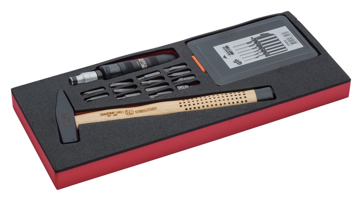Bahco Foaminlay Fit&Go 1 3 met slaggereedschap en bits 35-delig FF1E5004