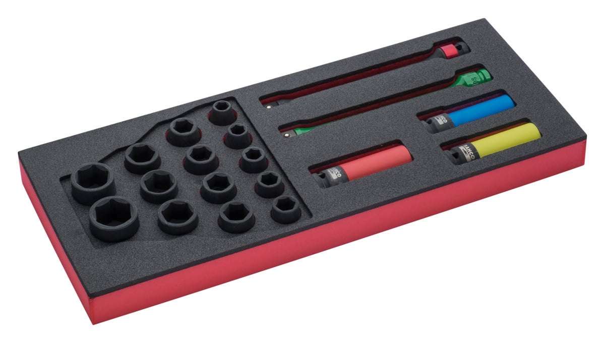 Bahco Foaminlay Fit&Go 1 3 met doppen en wringijzers 6-delig FF1E5006