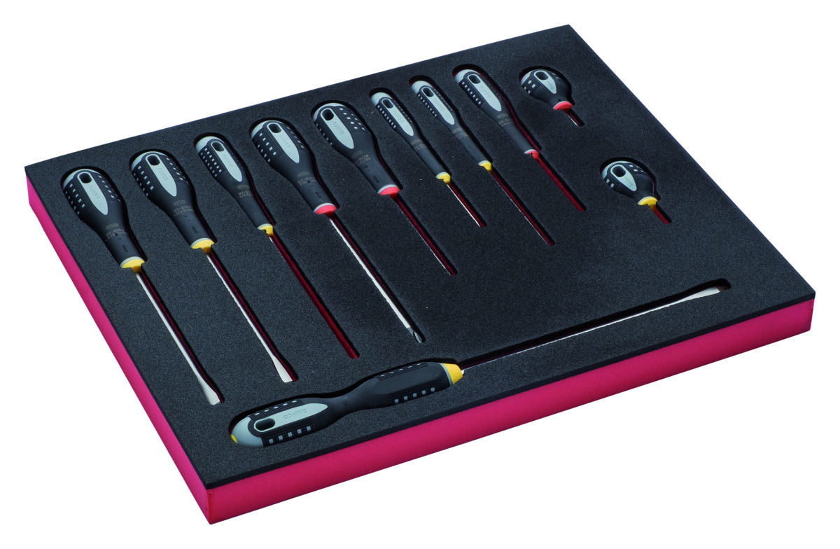 Bahco Foaminlay Fit&Go 2 3 met schroevendraaiers | ERGO | gleuf en Phillips 11-delig FF1F1002