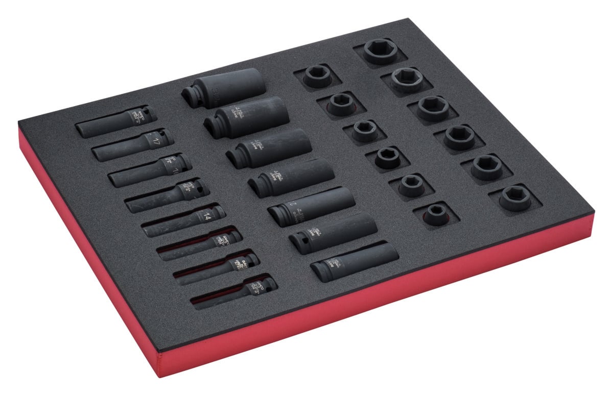Bahco Foaminlay Fit&Go 2 3 met slagdoppen 1 2" 27-delig FF1F2203