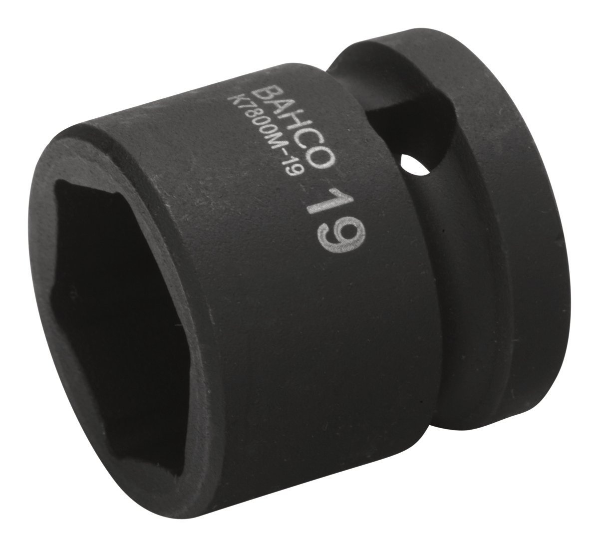 Bahco Slagdop 1 2" | kort | zeskant | gefosfateerd | 16 mm K7800M-16