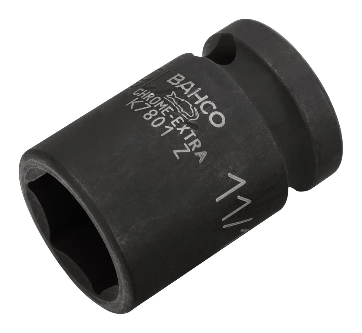 Bahco Slagdop 1 2" | zeskant | gefosfateerd | 1-5 16" K7801Z-1.5 16