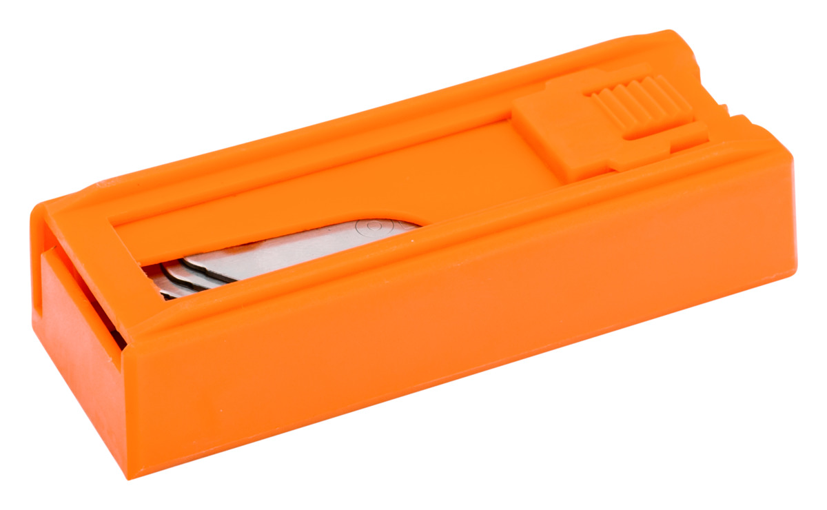 Bahco Reservemessen voor uitschuifmes | trapezevormig | haak 5-delig dispenser KBGH-5P-DISPEN