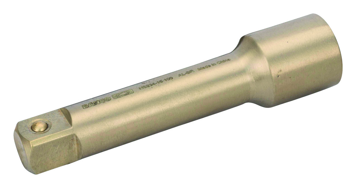 Bahco Verloopstuk | 1 2" tot 1 2" | vonkvrij | aluminium brons | 100 mm NS234-16-100
