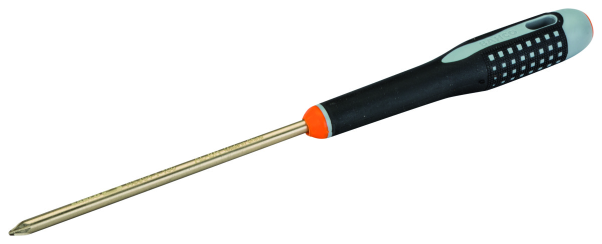 Bahco Schroevendraaier | ERGO™ | Pozidriv | vonkvrij | aluminium brons | PZ1 x 100 mm - NS304-1-100
