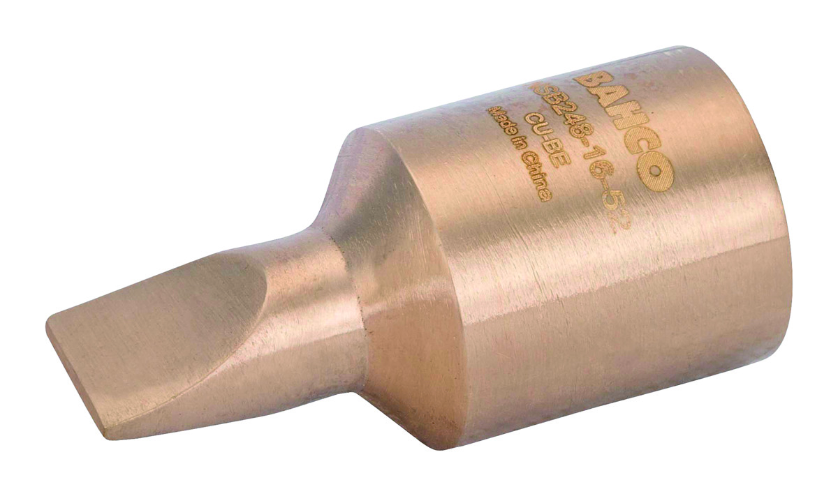 Bahco Schroevendraaierbit 1/2" | vonkvrij | koper beryllium | 52 mm - NSB248-16-52