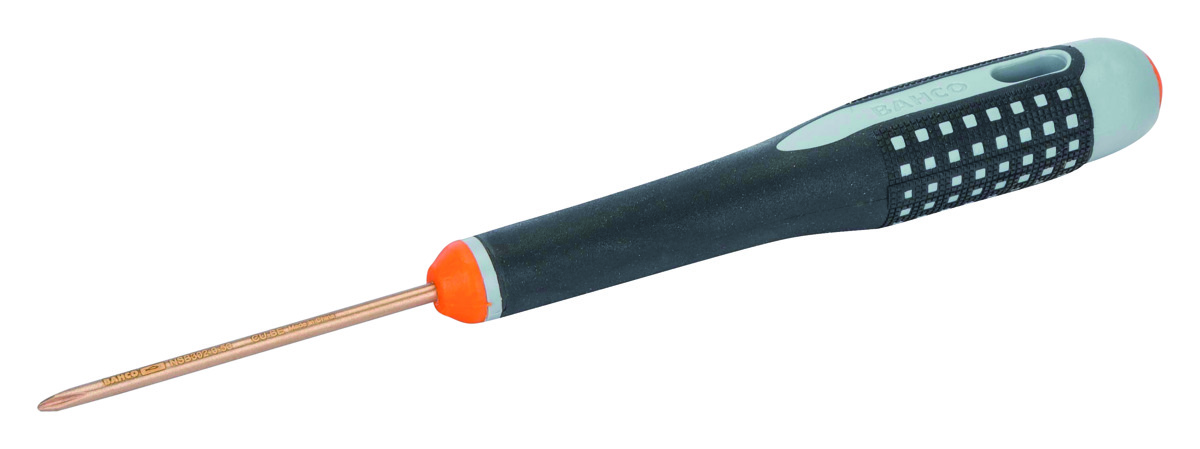 Bahco Schroevendraaier | ERGO™ | Phillips | vonkvrij | koper beryllium | PH2 x 125 mm - NSB302-2-125