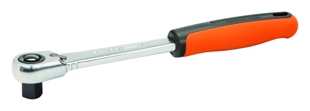 Bahco Omschakelbare ratel 1 2" met slanke kop | snelontgrendeling 72 tanden en actiehoek 5° | 256 mm S81SL