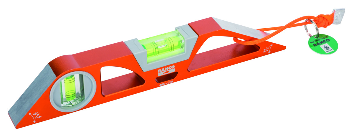 Bahco Steiger waterpas | met Dyneema koord | aluminium | magnetisch | 250 mm TAH466-250