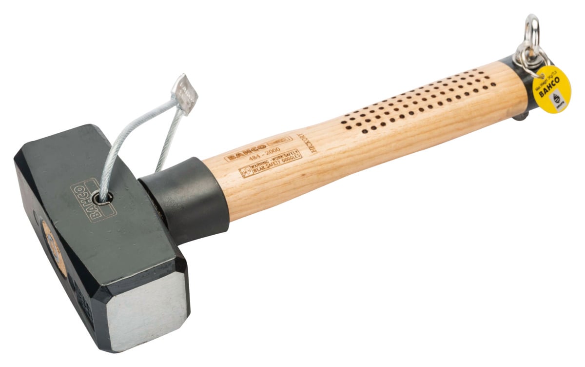 Bahco Moker | met metalen draadlus | hickoryhouten handgreep | 2000 g TAH484-2000