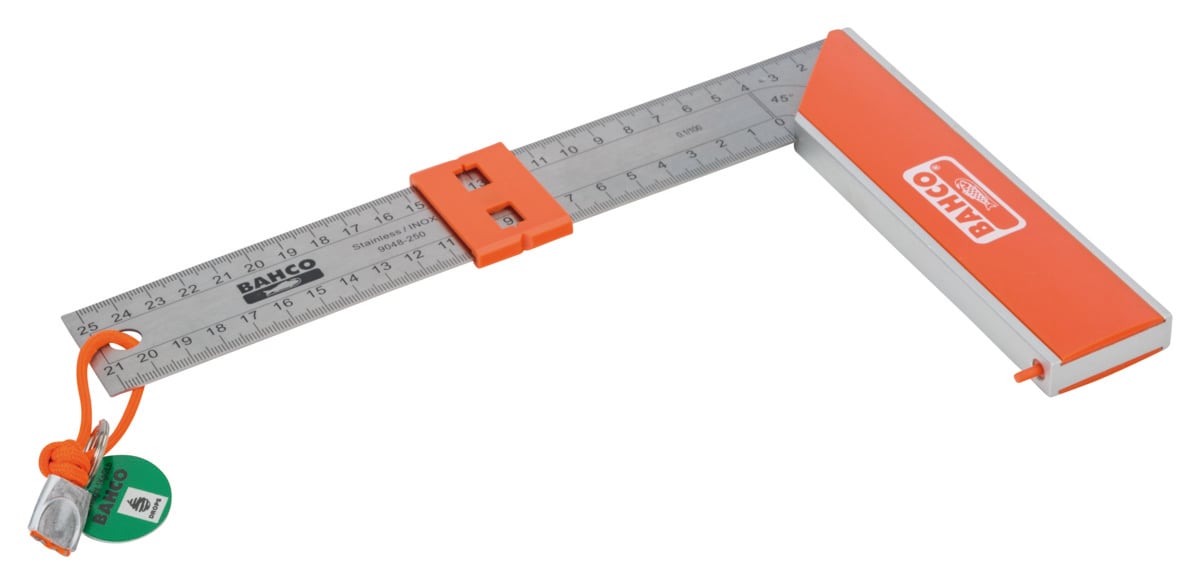 Bahco Schrijfhaak | met Dyneema koord | roestvaststalen blad | verschuifbare marker | 250 mm TAH9048-250