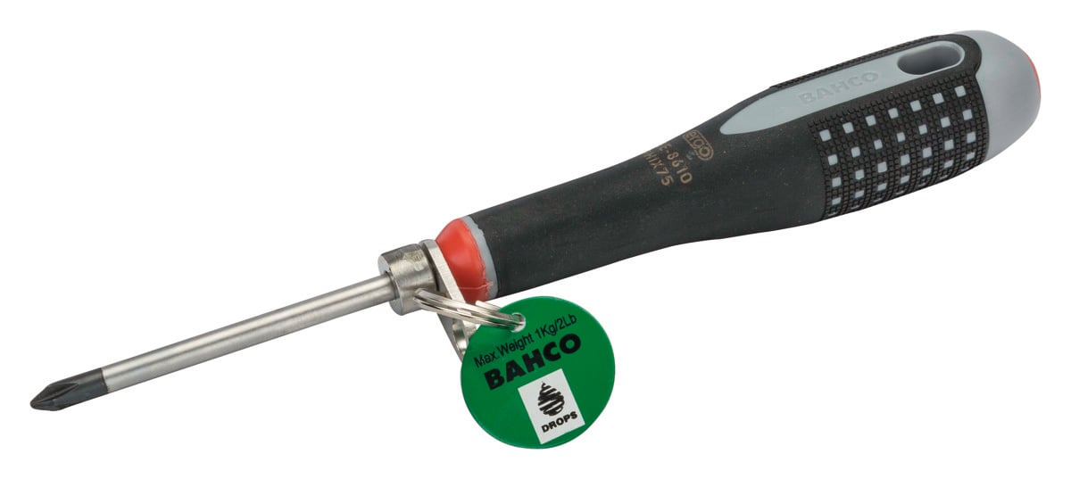 Bahco Schroevendraaier ERGO™ | | met veiligheidsring | driecomponentengreep | Phillips | PH1 x 75 mm 20 mm - TAHBE-8611