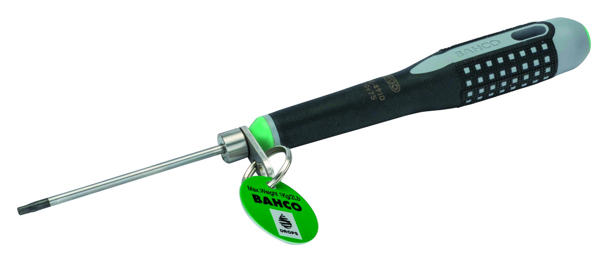 Bahco Schroevendraaier ERGO™ | driecomponentengreep | doorlopende kling | TORX® | T10 x 75 mm - TAHBE-8910