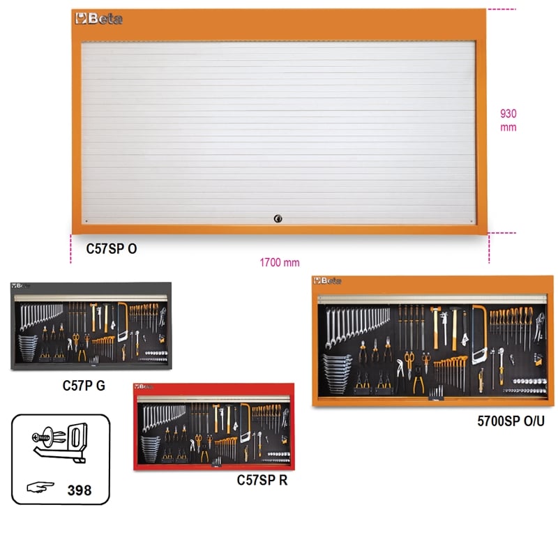 Beta gereedschapskast C57SP-O - 057001020