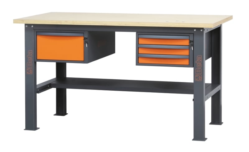 Beta C58Bc-W1,6 4C/A Werkbank | Hout | 4 laden - 058000614