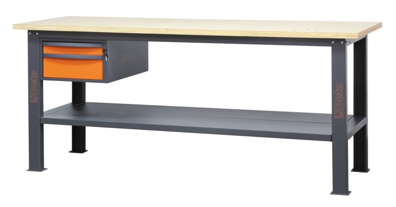 Beta C58Bc-W2,1 2C/A Werkbank | Hout | 2 laden - 058000636