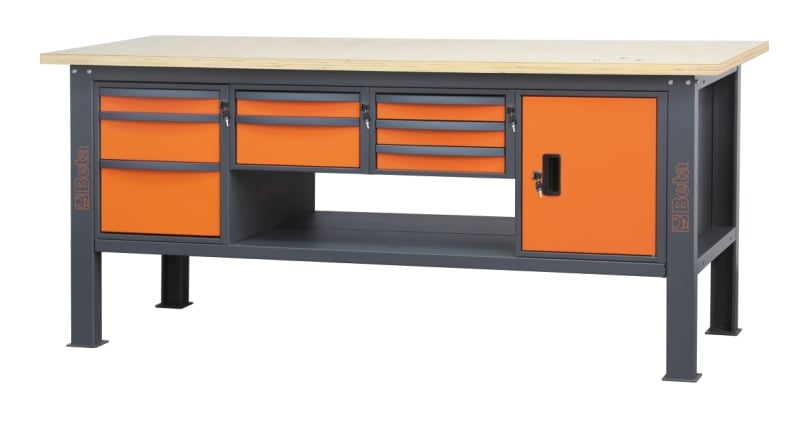 Beta C58Bc-W2,1 8Ca/A Werkbank | 8 laden | Deurmodule - 058000640