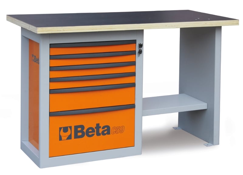 Beta C59C-O-Werkbank Met Een Ladenblok - 059000013