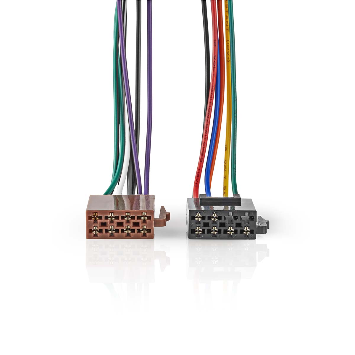 Nedis ISO-Kabel voor Autoradio | ISO-compatibiliteit: Standaard | 0.15 m | Rond | PVC | Doos - CAGBISOSTANDVA