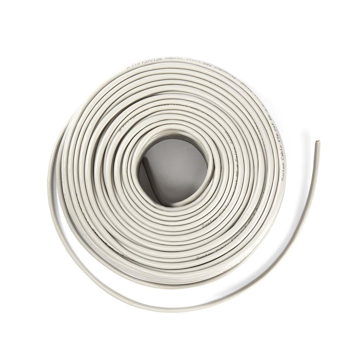 Nedis CAT5e-netwerkkabel op rol | F/UTP | Soepele koperen kern | 305 m | Grijs - CCBGFTP5GY305