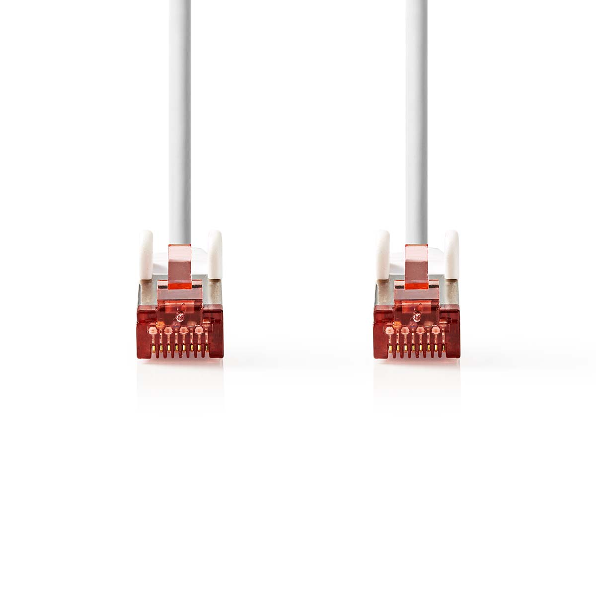 Nedis CAT6a netwerkkabel | S/FTP | RJ45 Male | RJ45 Male | 1.50 m | Rond | LSZH | Wit | Doos - CCGB85330WT15