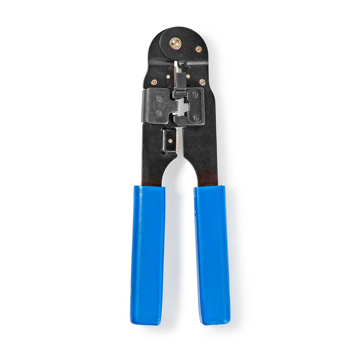 Nedis Krimptang | CAT5e CAT6 CAT6a | Snijden Strippen Tang | ABS Staal | Blauw CCGB89500BU