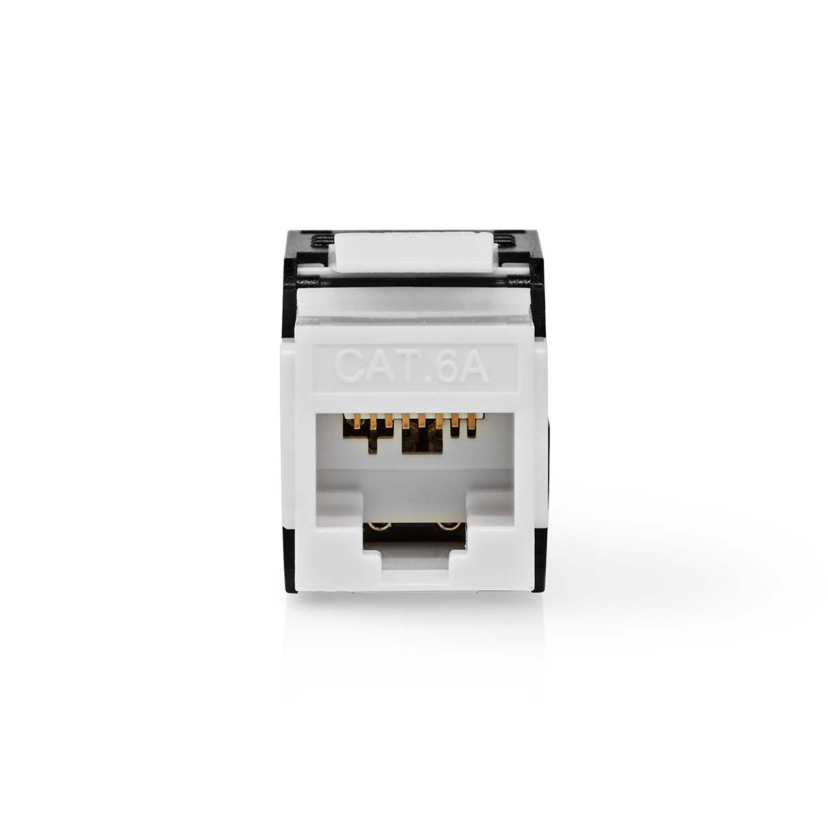 Nedis Keystone | CAT6a | RJ45 Female | U/UTP | ABS | Doos - CCGB89710BK