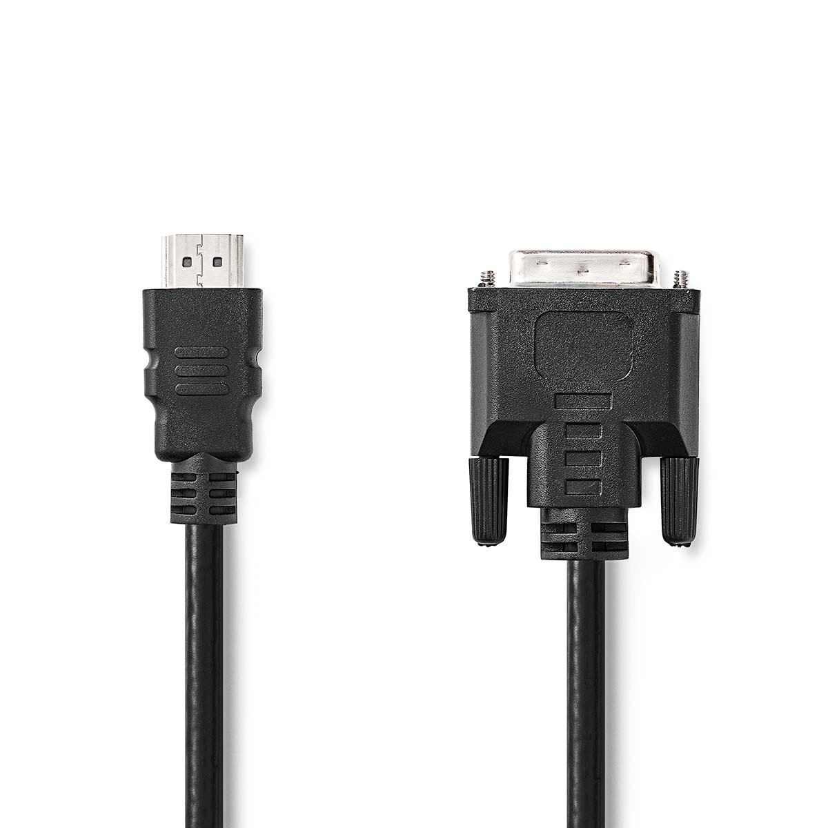 Nedis HDMI™ Kabel | HDMI™ Connector | DVI-D 24+1-Pins Male | 1080p | Vernikkeld | 3.00 m | Recht | PVC | Zwart | Label CCGL34800BK30
