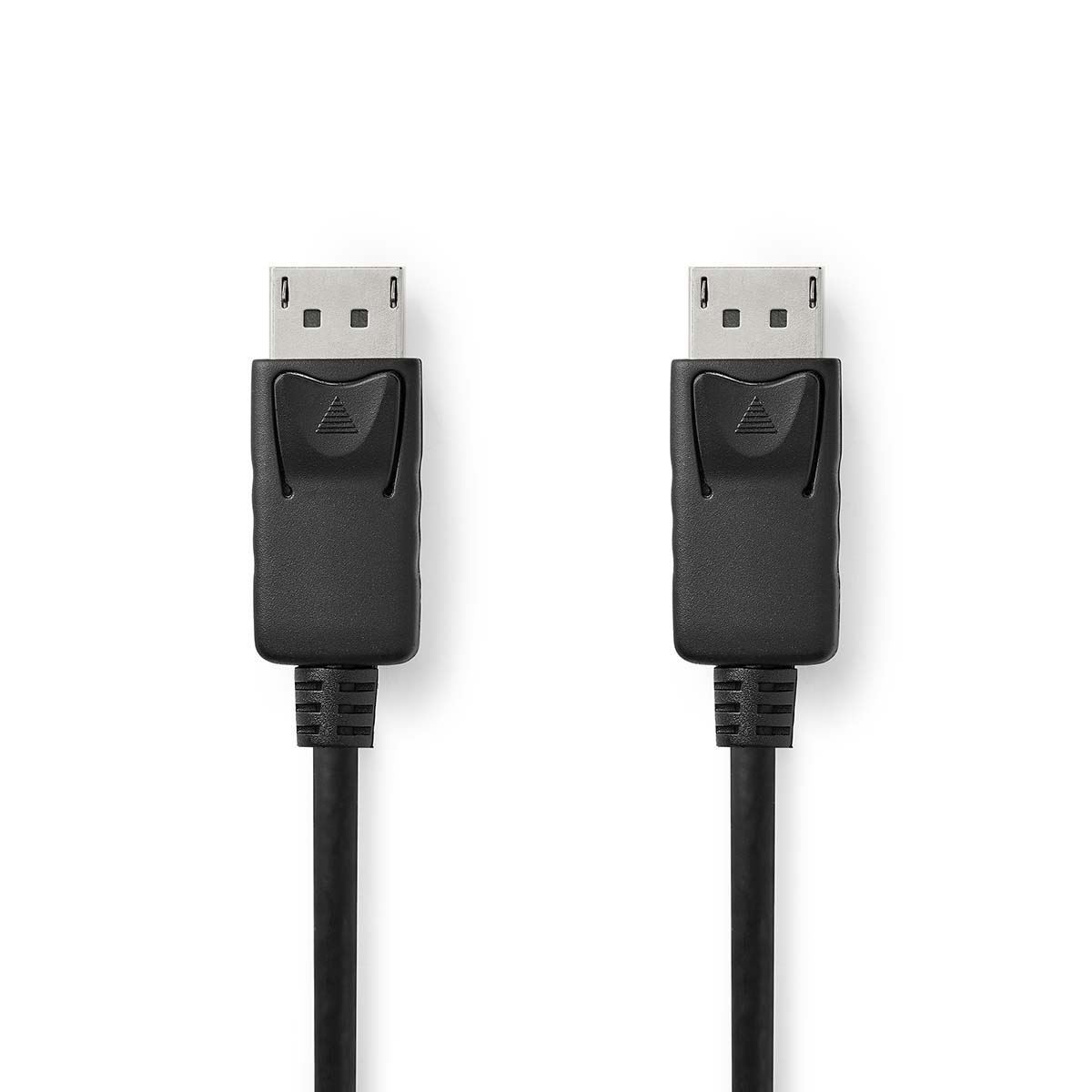 Nedis DisplayPort-Kabel | DisplayPort Male | DisplayPort Male | 4K@60Hz | Vernikkeld | 2.00 m | Rond | PVC | Zwart | Label - CCGL37010BK20