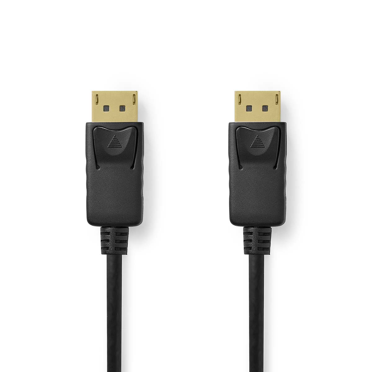 Nedis DisplayPort-Kabel | DisplayPort Male | DisplayPort Male | 8K@60Hz | Verguld | 3.00 m | Rond | PVC | Zwart | Label - CCGL38010BK30