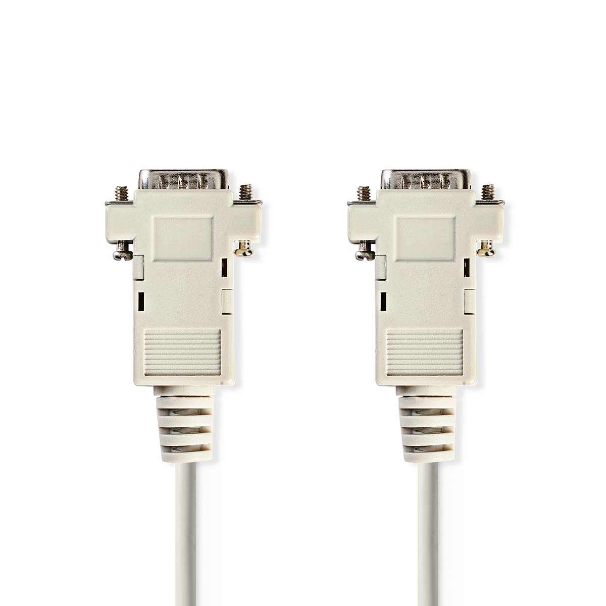 Nedis VGA-Kabel | VGA Male | VGA Male | Vernikkeld | Maximale resolutie: 1024x768 | 2.00 m | Rond | ABS | Ivoor | Label - CCGL59001IV20