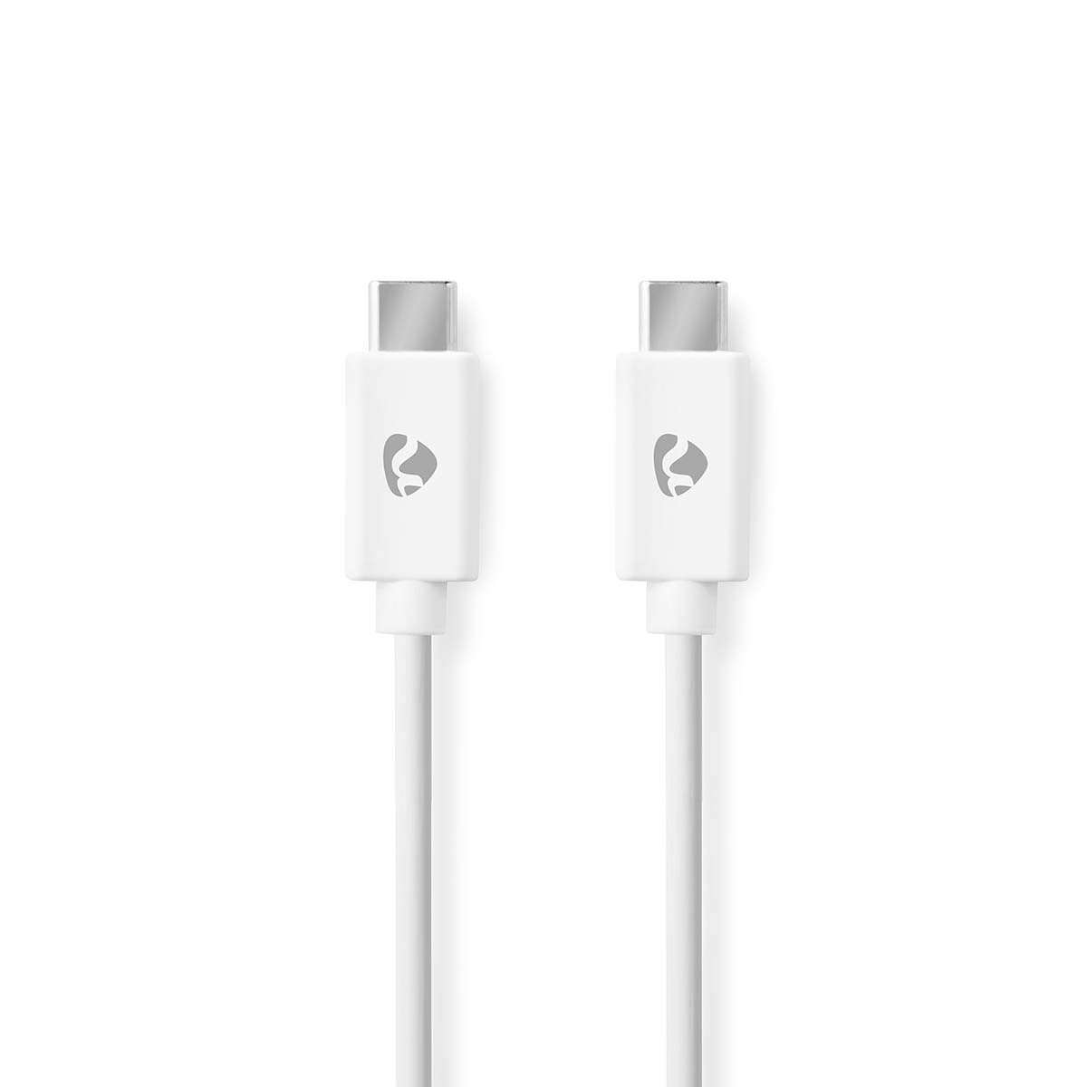 Nedis USB-C™-kabel | USB 2.0 | 60 W | 480 Mbps | 2 m | Wit - CCGL60700WT20