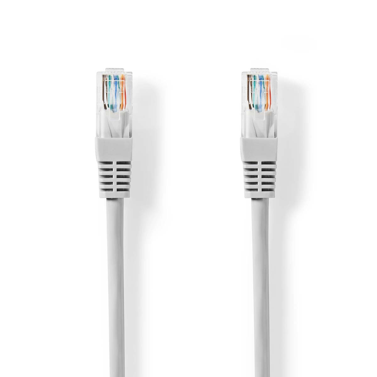 Nedis CAT5e Netwerkkabel | U/UTP | RJ45 Male | RJ45 Male | 20.0 m | Rond | PVC | Grijs | Label - CCGL85101GY200