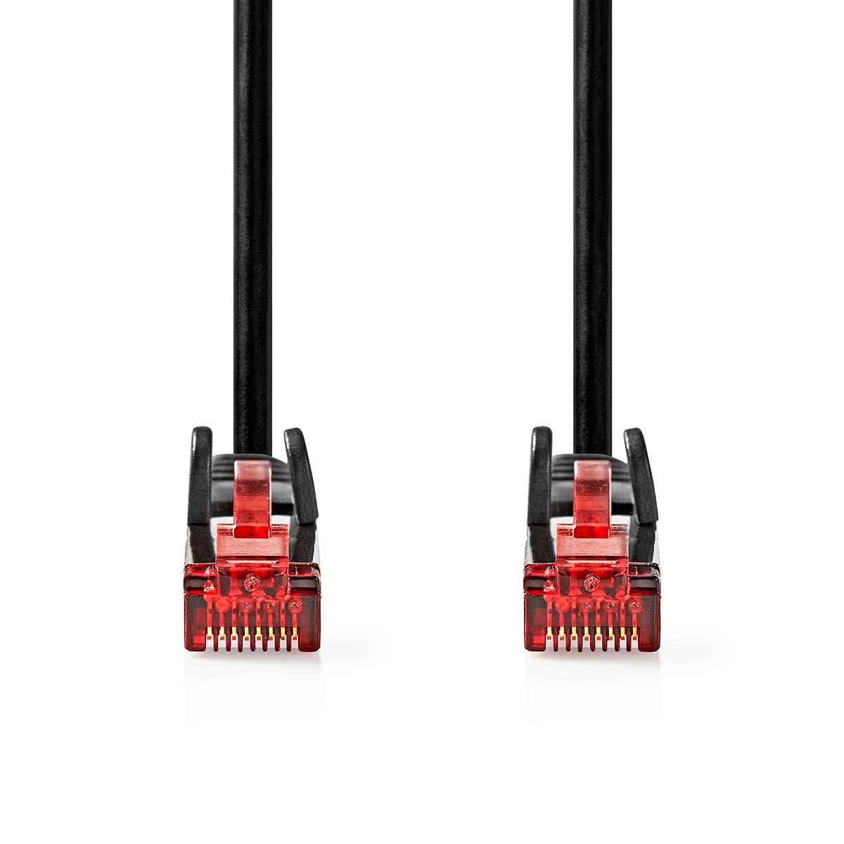 Nedis CAT6 Netwerkkabel | RJ45 Male | RJ45 Male | U/UTP | 20.0 m | Rond | PVC | Zwart | Label - CCGL85200BK200