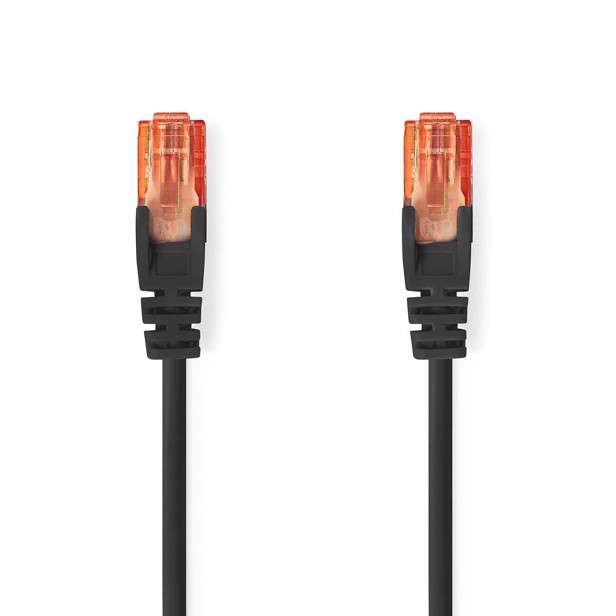 Nedis CAT6 Netwerkkabel | RJ45 Male | RJ45 Male | U/UTP | 5.00 m | Rond | PVC | Zwart | Label - CCGL85200BK50