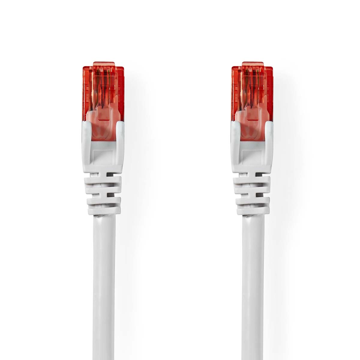 Nedis CAT6 Netwerkkabel | RJ45 Male | RJ45 Male | U UTP | 3.00 m | Rond | PVC | Wit | Label CCGL85200WT30