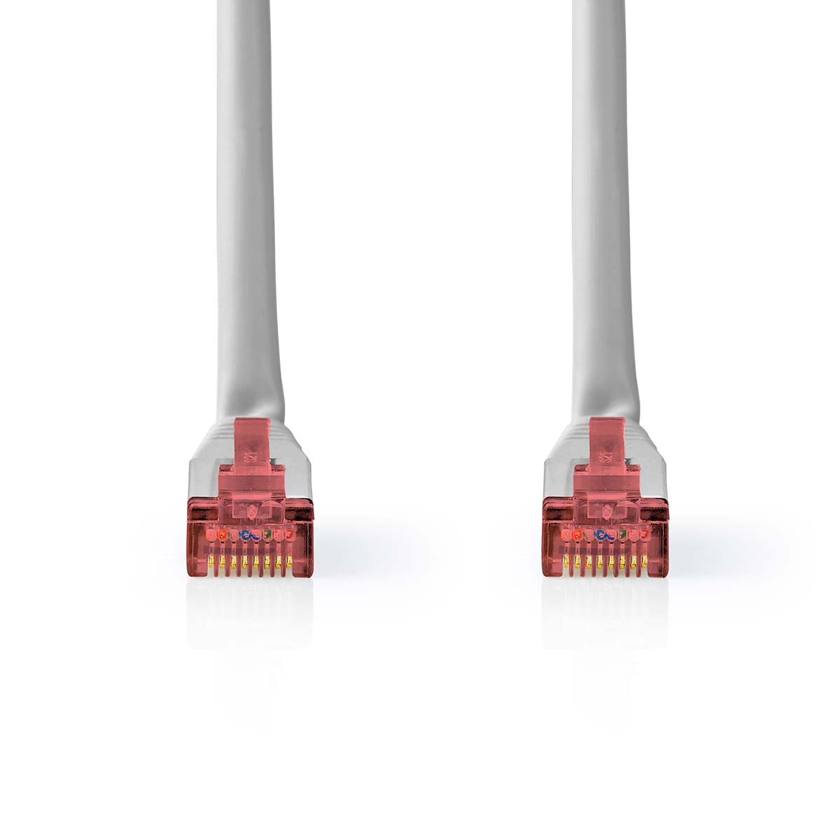 Nedis CAT6 Netwerkkabel | RJ45 Male | RJ45 Male | SF/UTP | 30.0 m | Rond | PVC | Grijs | Label - CCGL85220GY300