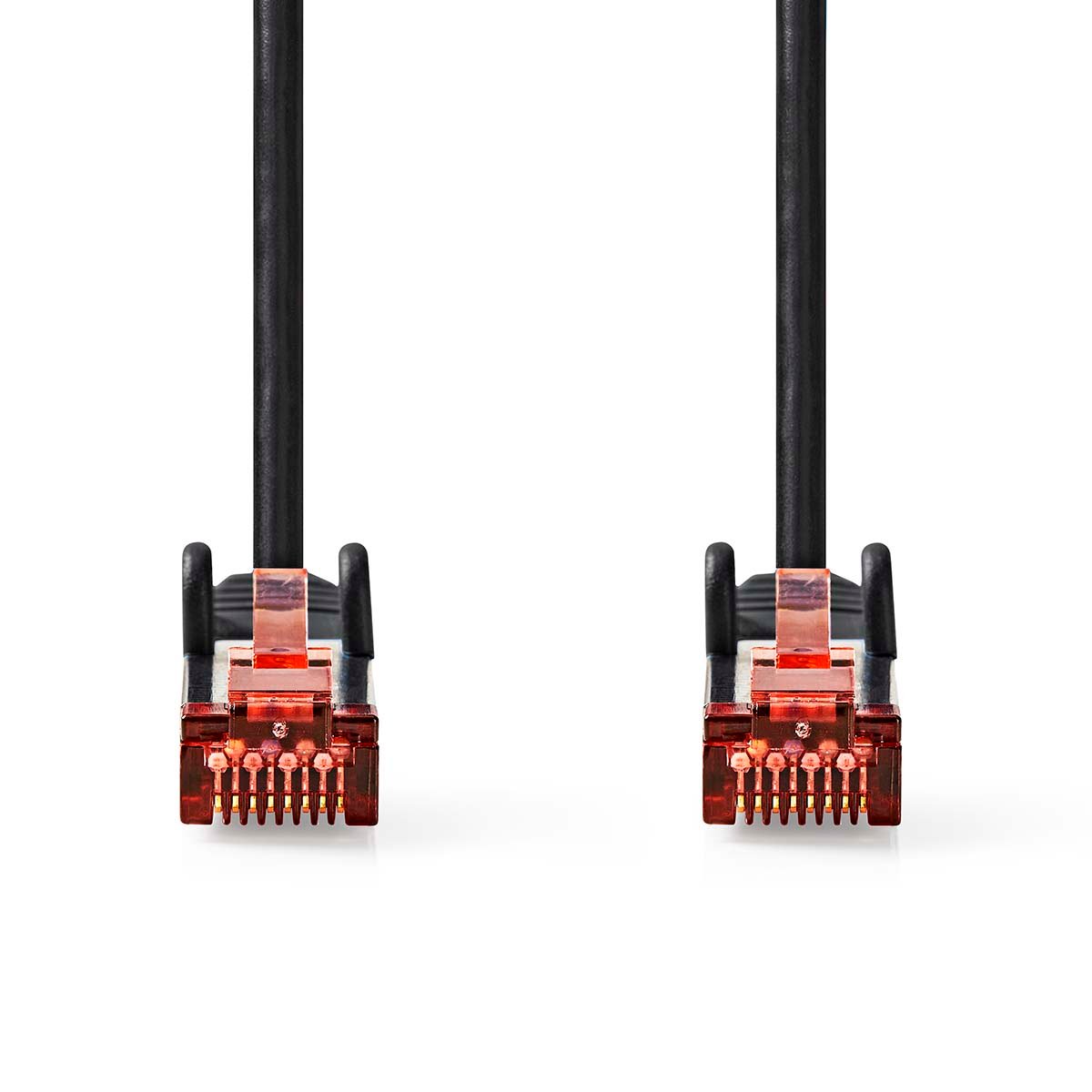 Nedis CAT6 Netwerkkabel | RJ45 Male | RJ45 Male | S/FTP | 5.00 m | Rond | LSZH | Zwart | Label - CCGL85221BK50