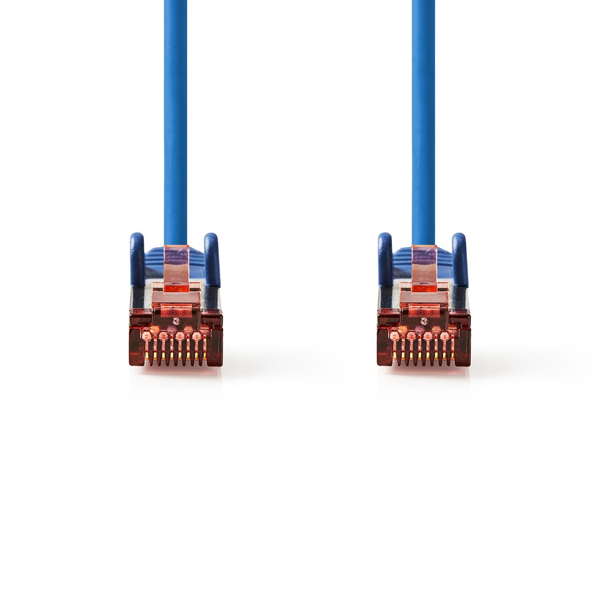 Nedis CAT6 Netwerkkabel | RJ45 Male | RJ45 Male | S/FTP | 3.00 m | Rond | LSZH | Blauw | Label - CCGL85221BU30