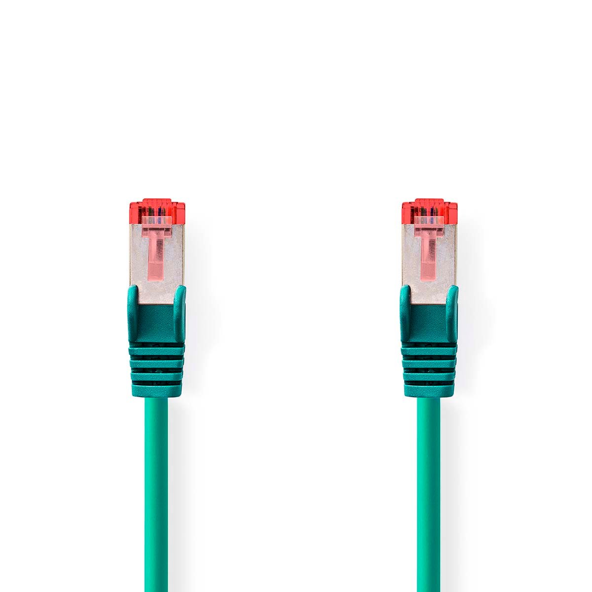 Nedis CAT6 Netwerkkabel | RJ45 Male | RJ45 Male | S FTP | 3.00 m | Rond | LSZH | Groen | Label CCGL85221GN30