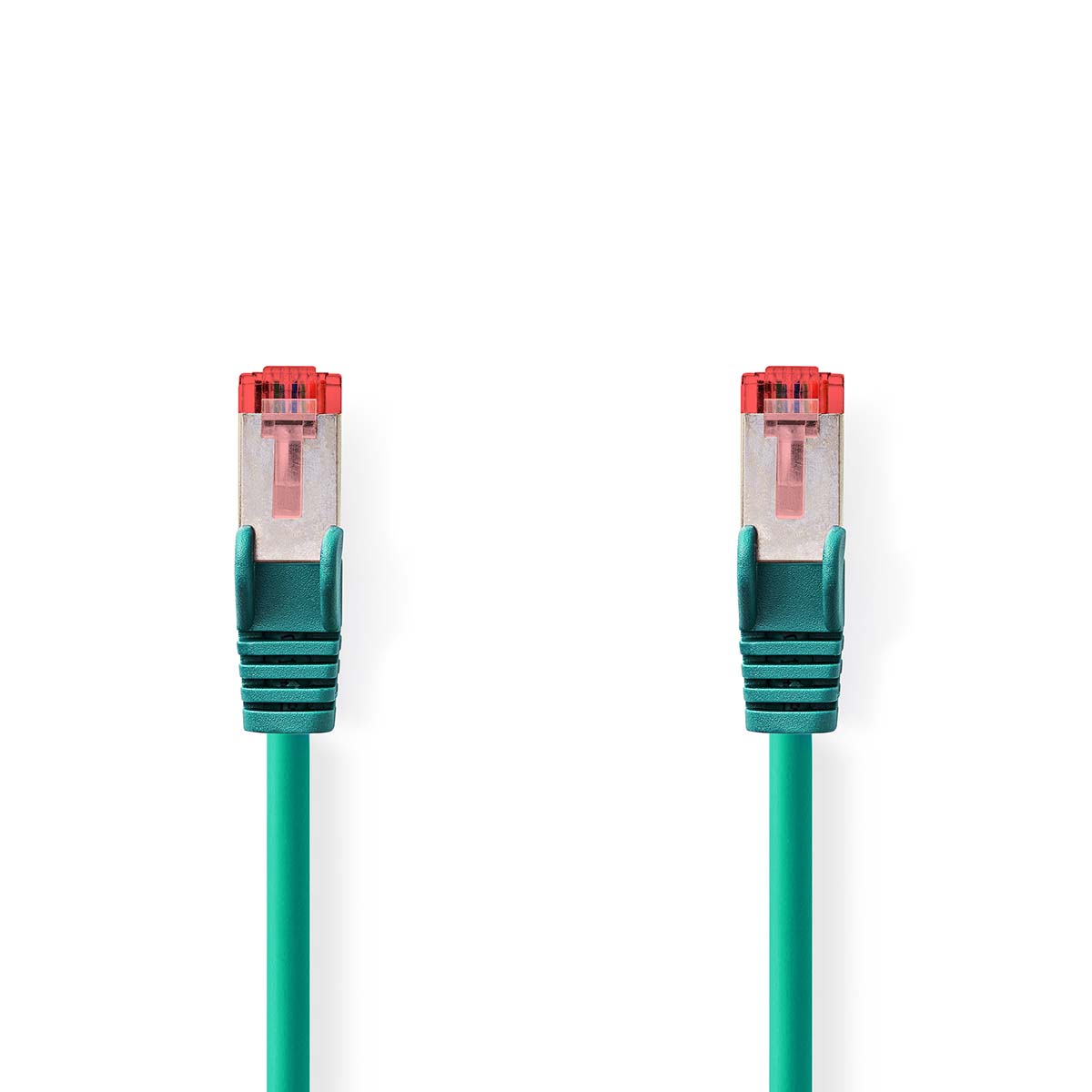 Nedis CAT6 Netwerkkabel | RJ45 Male | RJ45 Male | S FTP | 5.00 m | Rond | LSZH | Groen | Label CCGL85221GN50