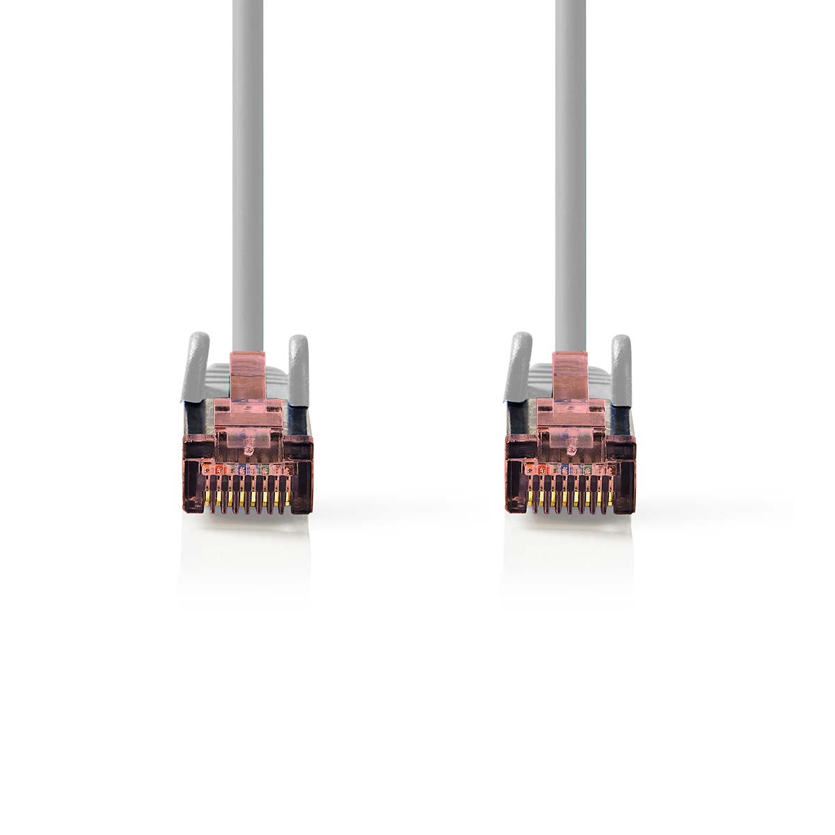 Nedis CAT6 Netwerkkabel | RJ45 Male | RJ45 Male | S/FTP | 7.50 m | Rond | LSZH | Grijs | Label - CCGL85221GY75